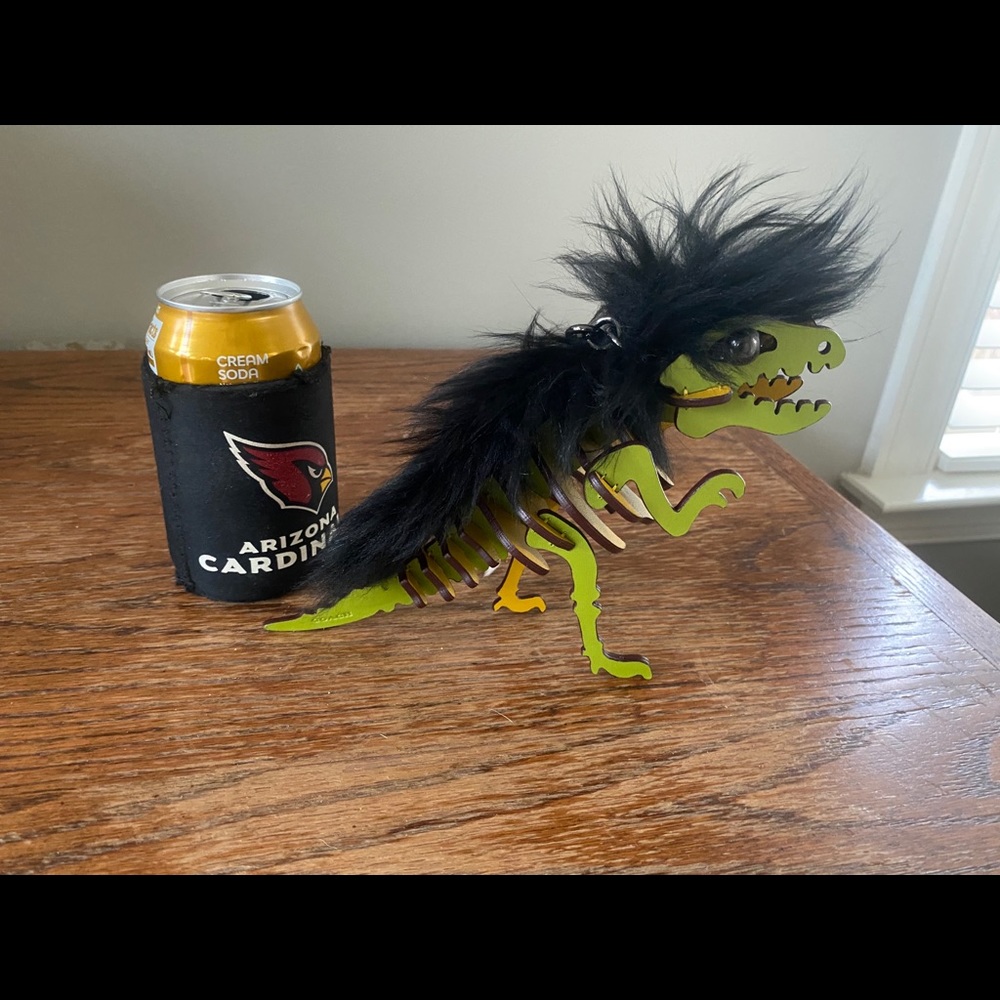 Coach medium Mohawk T-Rex 🦖keychain